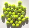 34 8mm Round Lime M...